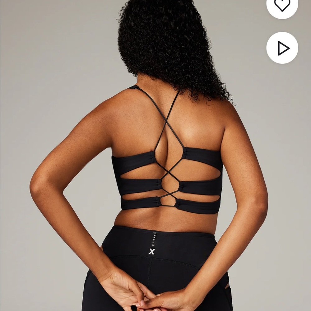 Wildcat Strappy-Back Tank/Sports Bra by Savage X Fenty, Size L.
